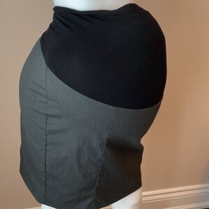 Motherhood Maternity Pinstripe Skirt